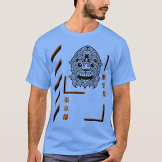 T-shirt Samurai mandala style été vêtements amusants
