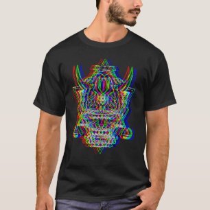T-shirt Samurai Oni Demon Masque Bushido Guerrier esthétiq