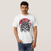 T-shirt Samurai Oni Mask/ Masculina Máscara Samurai Oni (Devant entier)