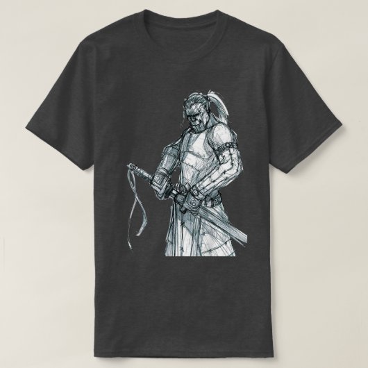 T-shirt Samurai Orc  (2) (Design devant)