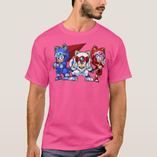 T-shirt Samurai Pizza Cats Trio