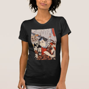 T-shirt Samurai porte un Motif crânien