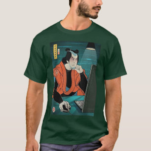 T-shirt Samurai Programmer 4 Code Developer Ukiyoe
