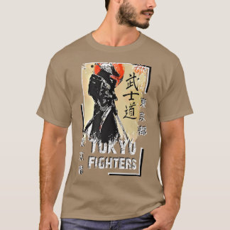 T-shirt Samurai Ronin Warrior Japon Tokyo Fighters Style C