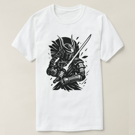 T-shirt Samurai Spirit: The Art of Strength and Honor (Design devant)