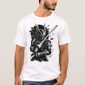T-shirt Samurai Spirit: The Art of Strength and Honor (Devant)