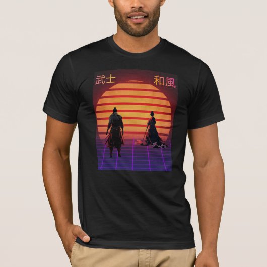 T-Shirt Samurai style japonais (Devant)