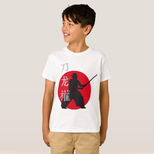 T-shirt samurai sword (Devant entier)