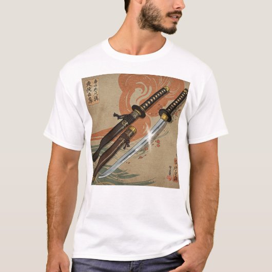 T-shirt Samurai Swords (Devant)