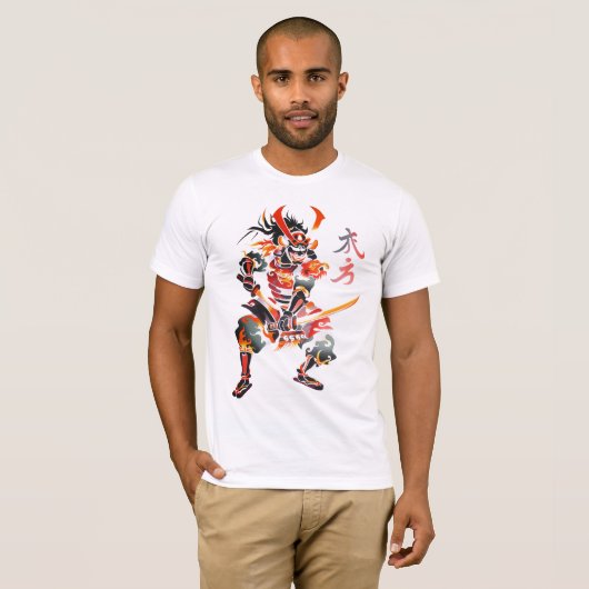 T-shirt Samurai traditionnel (Devant entier)