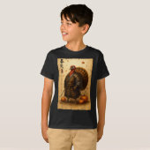 T-shirt Samurai Turkey Thanksgiving Japanese Warrior Anime (Devant entier)