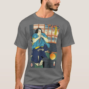 T-shirt Samurai Verre soufflé Ukiyoe Musique 