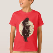 T-shirt Samurai Warrior Code Bushido Espadons japonais (Devant)