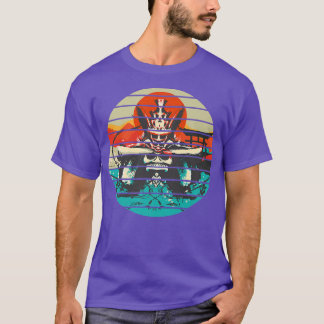 T-shirt Samurai Warrior Japonais Retro (2)