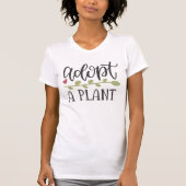 T-SHIRT S'AMUSER ADOPTER UN PLANTE (Devant)