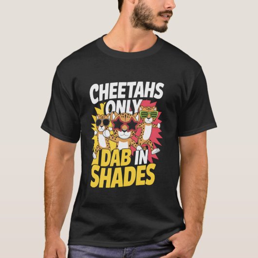 T-shirt S'amuser avec un guépard en lunettes de soleil (Devant)