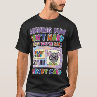 T-shirt S'amuser n'est pas difficile quand on a une biblio