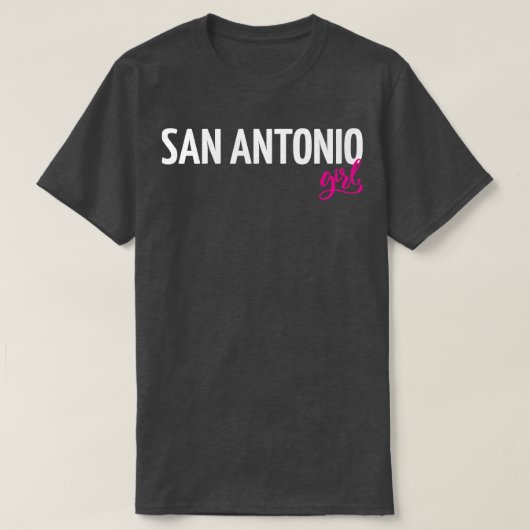T-shirt San Antonio Girl City au Texas 1 (Design devant)