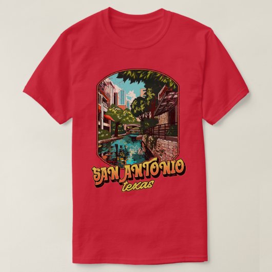 T-shirt San Antonio Texas (Design devant)