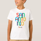 T-shirt San Antonio Texas Mid Century, Pop Art, (Devant)