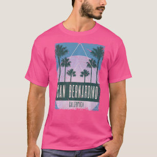 T-shirt San Bernardino Californie CA Vintage Vaporwave Ret