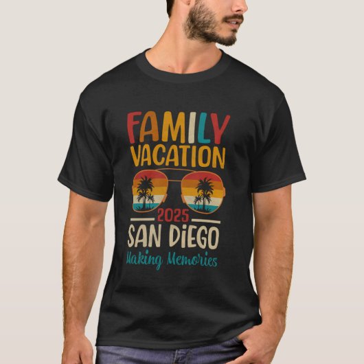 T-shirt San Diego Beach California Matching Family Vacatio (Devant)
