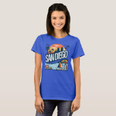 T-shirt San Diego California (Devant entier)