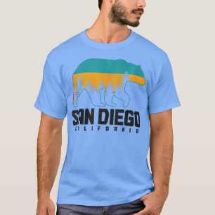 T-shirt San Diego California Bear Grizzly Pride Extérieur 