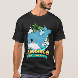 T-shirt SAN DIEGO CALIFORNIA Bébé mignon Dolphin Beach Sou