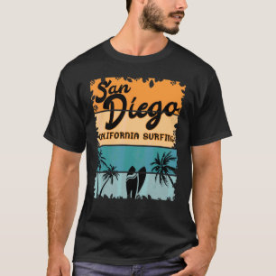 T-shirt San Diego California Surf Retro Surfer Vintage