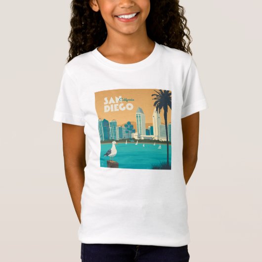 T-Shirt San Diego, Californie (Devant)