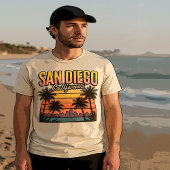 T-shirt San Diego Californie | Plage Coastal City Skyline