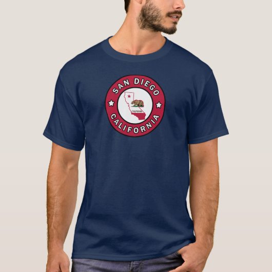 T-shirt San Diego la Californie (Devant)