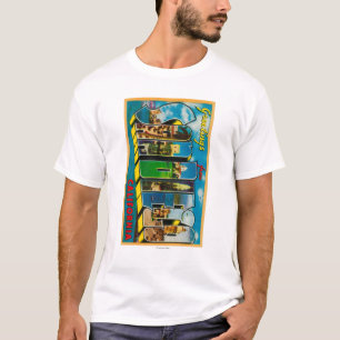T-shirt San Diego, la Californie - grandes scènes de