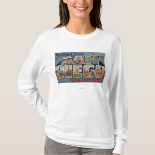 T-shirt San Diego, la Californie - grandes scènes de