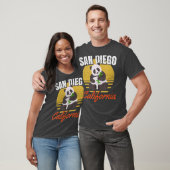 T-shirt San Diego Shirt-Retro Panda Zoo-California State (Unisexe)