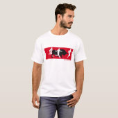 T-shirt San Fermin, Pamplona : courant avec les taureaux, (Devant entier)