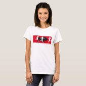 T-shirt San Fermin, Pamplona : courant avec les taureaux, (Devant entier)
