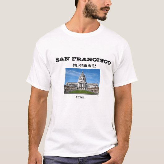 T-SHIRT SAN FRANCISCO 94102 (Devant)
