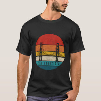 T-shirt San Francisco California Golden Gate Bridge City