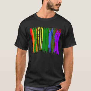 T-shirt San Francisco California LGBTQ Gay pride Rainbow S
