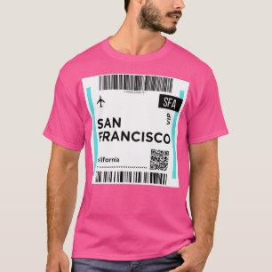 T-shirt San Francisco California Usa Joseboarding Pass