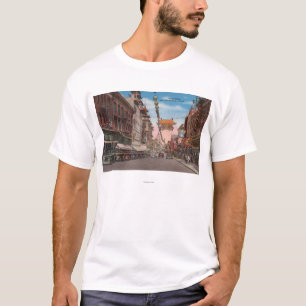 T-shirt San Francisco, CAView de rue principale de