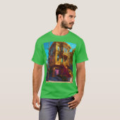T-shirt San Francisco Dreamscape Fire & Ice Line Art Tee (Devant entier)