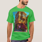 T-shirt San Francisco Dreamscape Fire & Ice Line Art Tee (Devant)