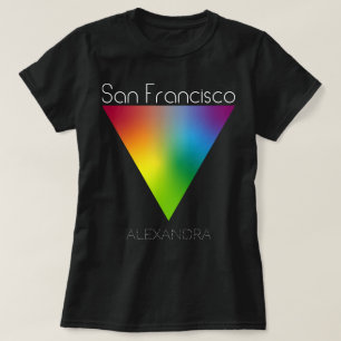 T-shirt San Francisco Gay LGBT Queer Rainbow Triangle Nom