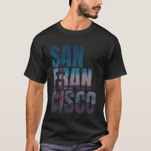 T-shirt San Francisco Golden Gate Bridge California Landma