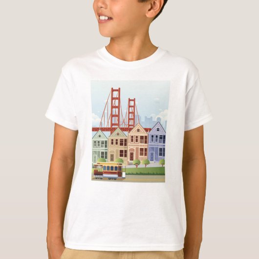 T-shirt San Francisco | les dames peintes (Devant)