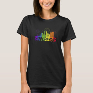 T-shirt San Francisco Pride Skyline Pride Parade San Franc