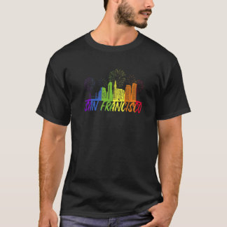 T-shirt San Francisco Pride Skyline Pride Parade San Franc
